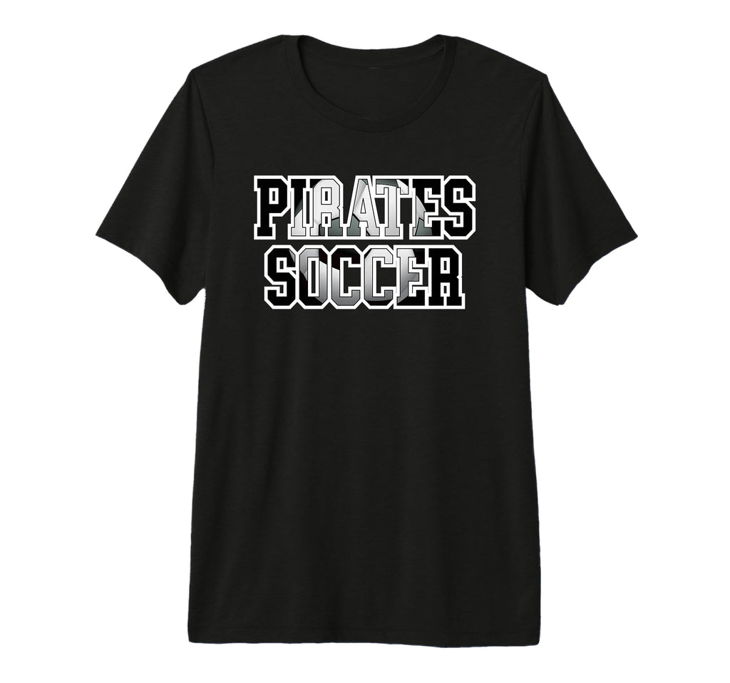 Pirates Soccer Ball School Spirit T-Shirt - Streetwear Style Men Women - T-Shirt, Sweatshirt, Hoodie