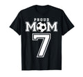 Number 7 Custom Proud Soccer Futbol T-Shirt - Novelty Apparel Men Women - T-Shirt, Sweatshirt, Hoodie