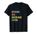 Mens Husband Dad Borzoi Dad Legend T-Shirt - Trendy Graphic Men Women - T-Shirt, Sweatshirt, Hoodie