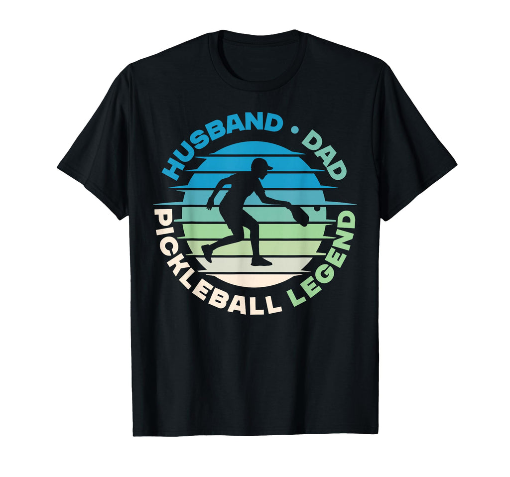 Funny Husband Dad Pickleball Legend T-Shirt - Aesthetic Graphic for Adults - T-Shirt, Sweatshirt, Hoodie