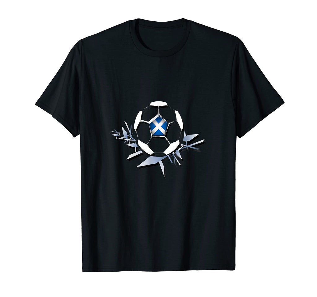 Scottish Pride Tees Soccer Scotland Flag T-Shirt - Minimalist Print Unisex - T-Shirt, Sweatshirt, Hoodie
