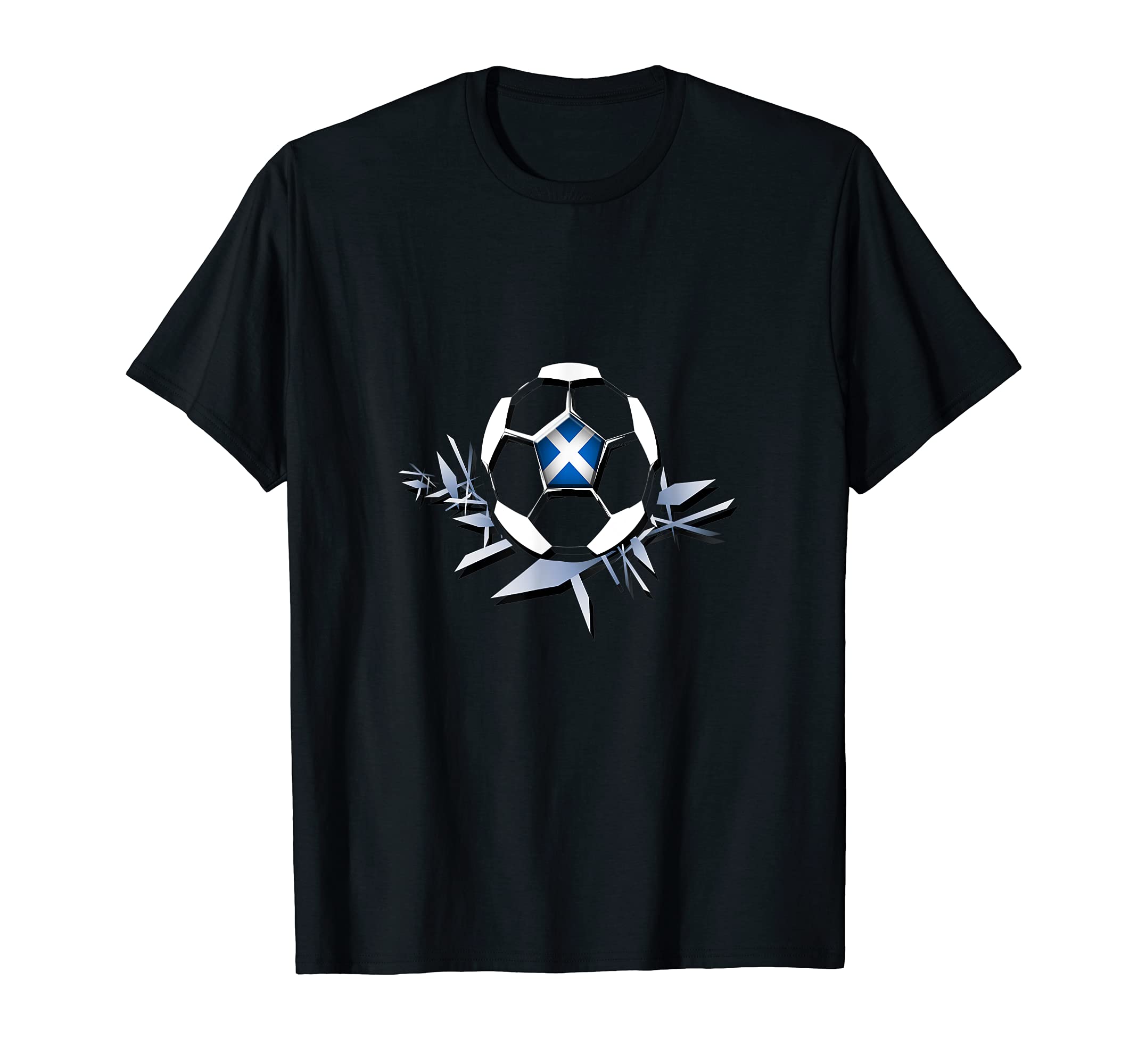 Scottish Pride Tees Soccer Scotland Flag T-Shirt - Minimalist Print Unisex - T-Shirt, Sweatshirt, Hoodie