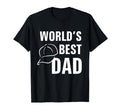 Worlds Best Dad Fathers Baseball Cap Hat T-Shirt - Custom Art Print Unisex - T-Shirt, Sweatshirt, Hoodie