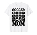 Soccer Mom Icons Soccer T-Shirt - Graphic Print Unisex - T-Shirt, Sweatshirt, Hoodie