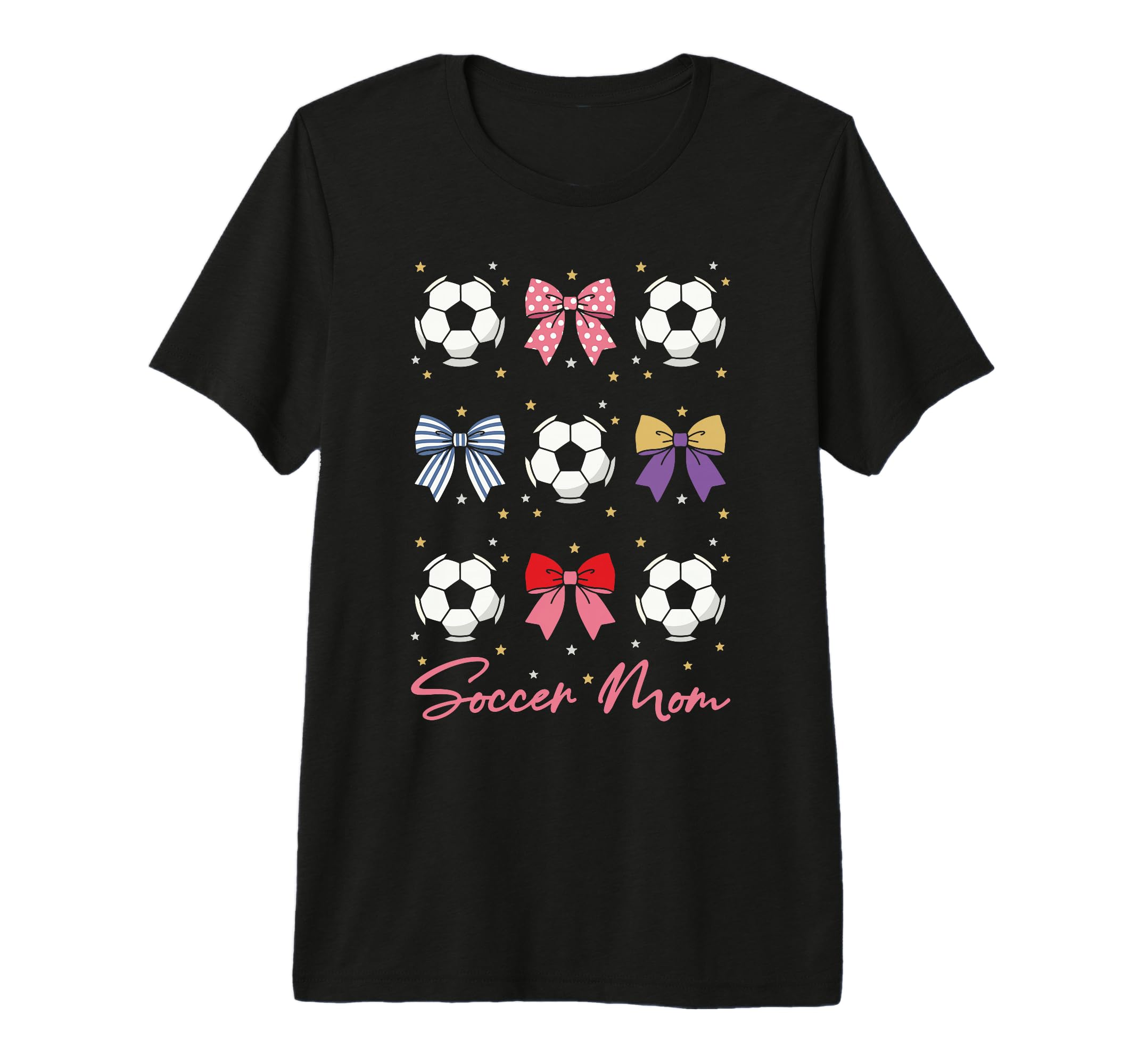 Soccer Bow Soccer Mom Tri Blend T-Shirt - Streetwear Style Men Women - T-Shirt, Sweatshirt, Hoodie