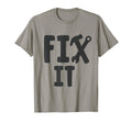 Fixed It Broke It Matching Fathers T-Shirt - Custom Art Print for Adults - T-Shirt, Sweatshirt, Hoodie