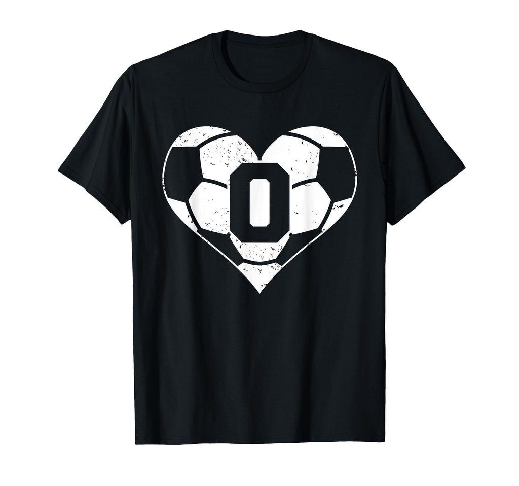 Soccer Number 0 Jersey Funny Soccer T-Shirt - Minimalist Print Unisex - T-Shirt, Sweatshirt, Hoodie