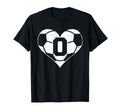 Soccer Number 0 Jersey Funny Soccer T-Shirt - Minimalist Print Unisex - T-Shirt, Sweatshirt, Hoodie