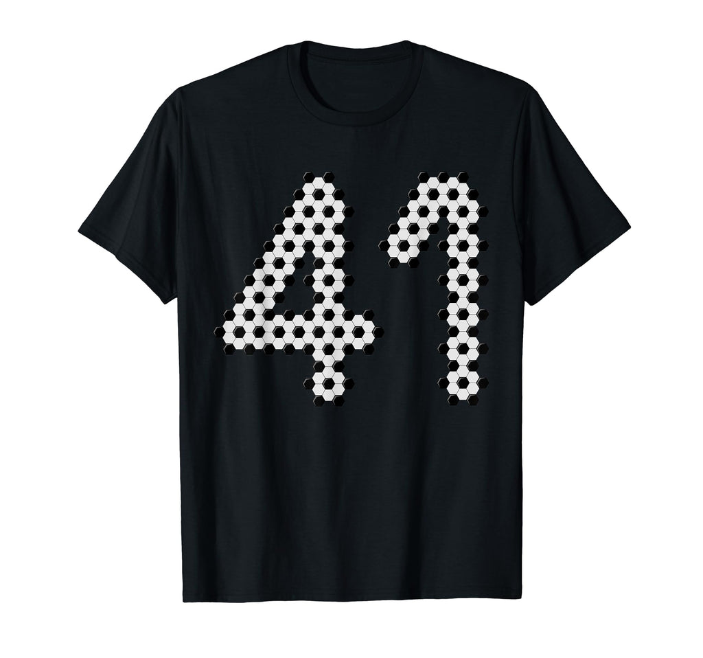 Fun 41St Birthday Soccer Themed 41 T-Shirt - Novelty Apparel for Adults - T-Shirt, Sweatshirt, Hoodie