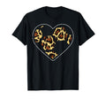 Soccer Ball Heart Leopard Football Animal T-Shirt - Unique Graphic Unisex - T-Shirt, Sweatshirt, Hoodie