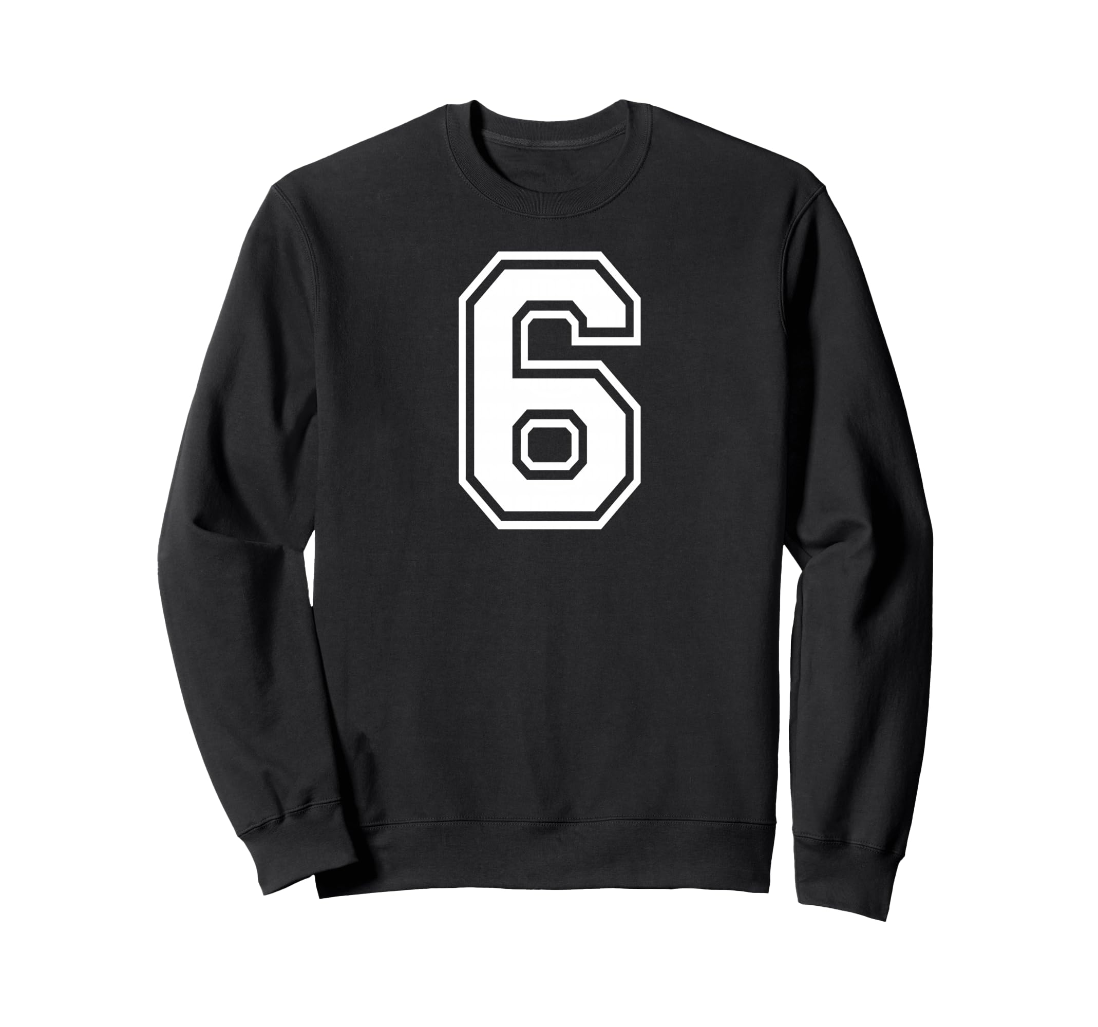 6 Number Six Team Sports Matching Sweatshirt - Minimalist Print Unisex - T-Shirt, Sweatshirt, Hoodie