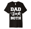 Mens Dad Both Funny Cheer Basketball Dad T-Shirt - Unique Graphic Unisex - T-Shirt, Sweatshirt, Hoodie