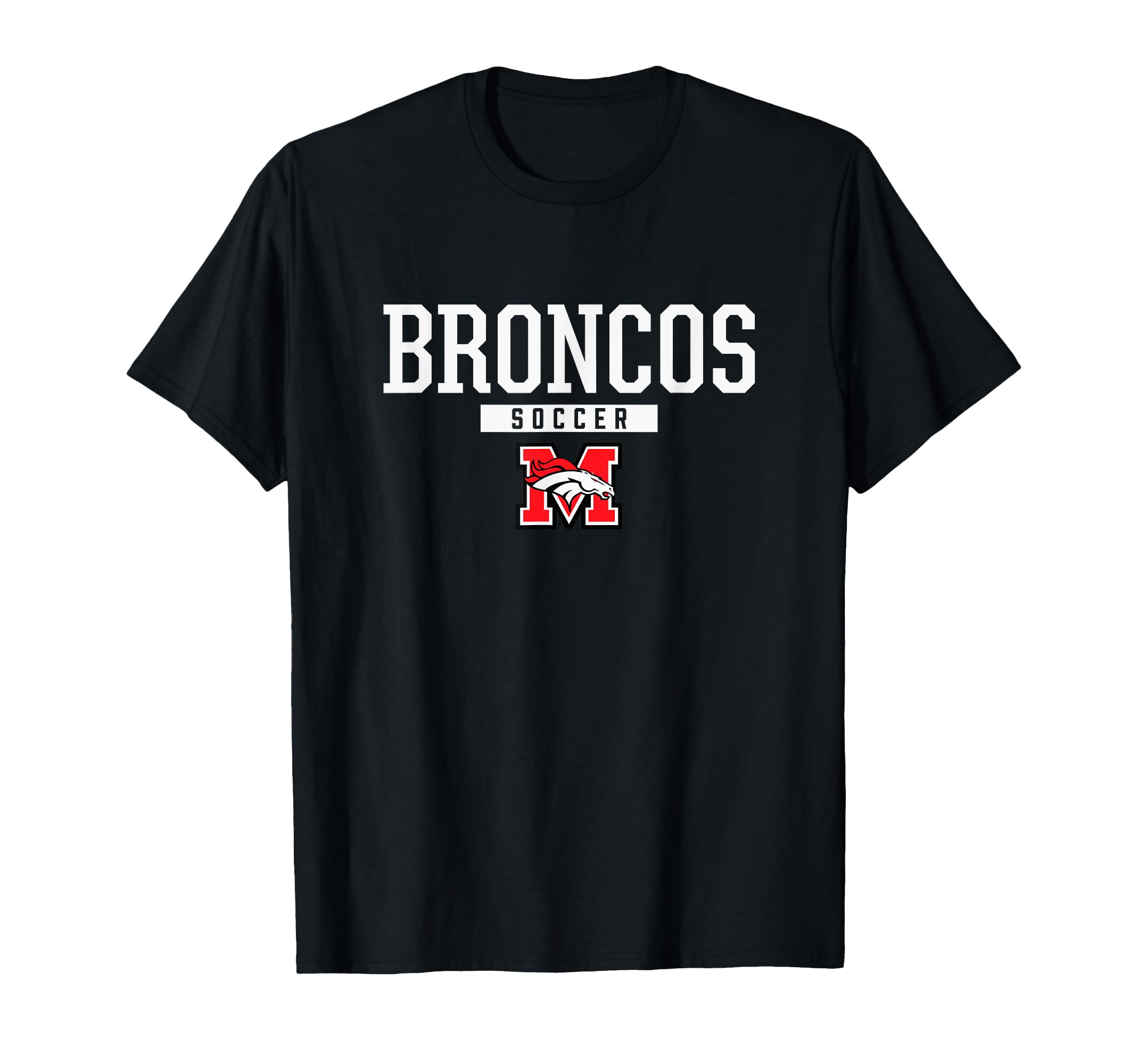 Mustang Broncos High School Gear T-Shirt - Trendy Graphic for Adults - T-Shirt, Sweatshirt, Hoodie