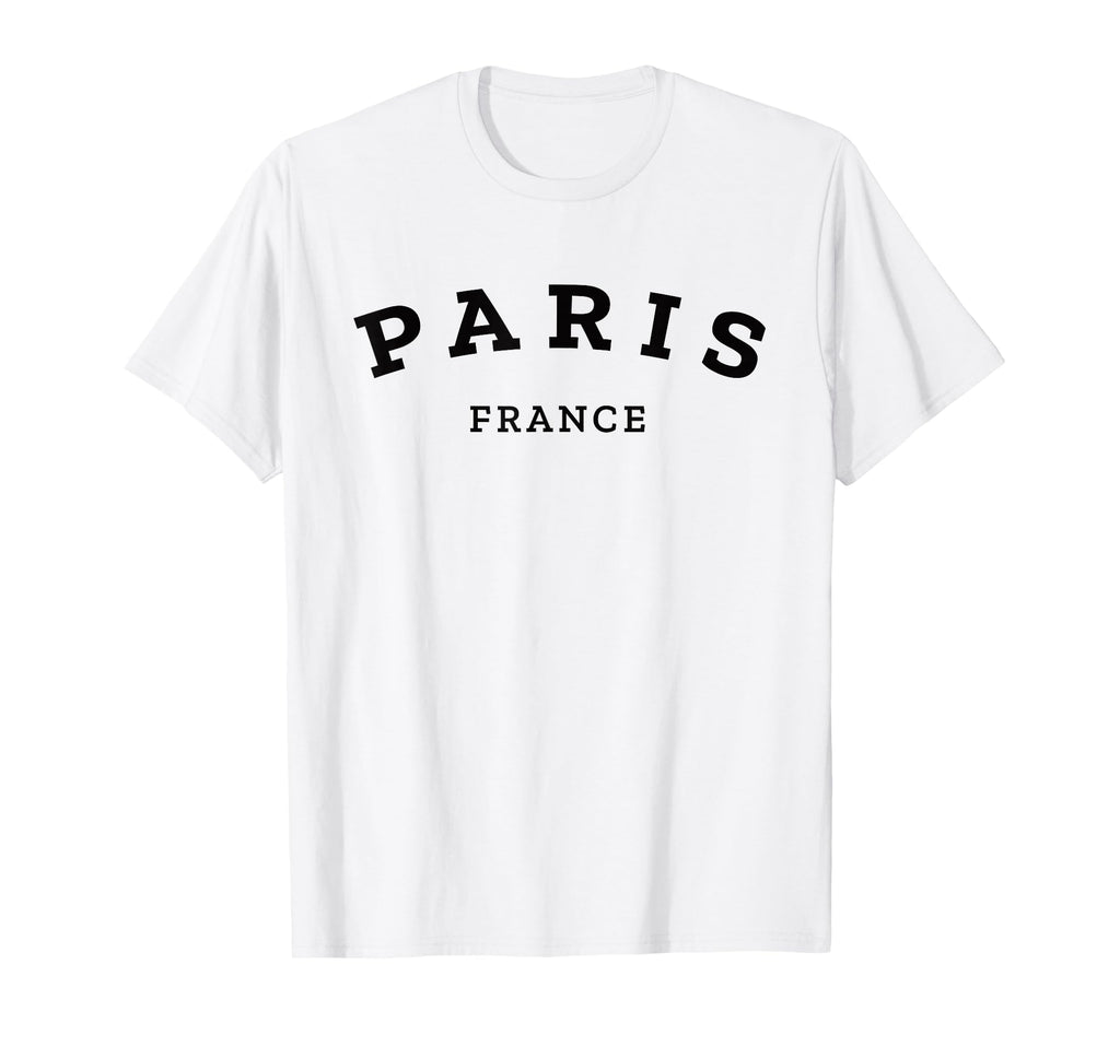 Paris France Casual French T-Shirt - Custom Art Print Unisex - T-Shirt, Sweatshirt, Hoodie
