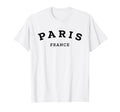 Paris France Casual French T-Shirt - Custom Art Print Unisex - T-Shirt, Sweatshirt, Hoodie