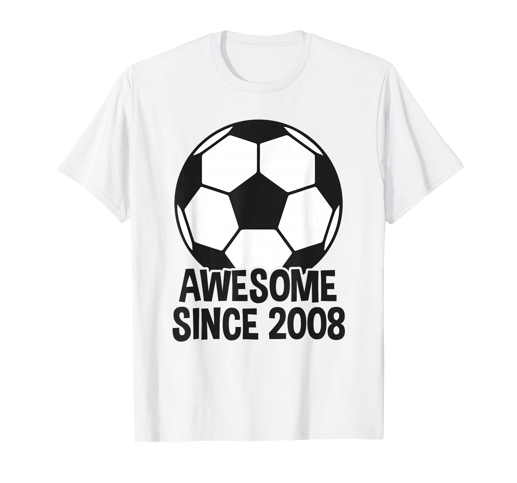 Awesome Since 2008 18Th Birthday 18 T-Shirt - Custom Art Print for Adults - T-Shirt, Sweatshirt, Hoodie