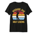 Husband Dad Golf Legend Tri Blend T-Shirt - Minimalist Print for Adults - T-Shirt, Sweatshirt, Hoodie