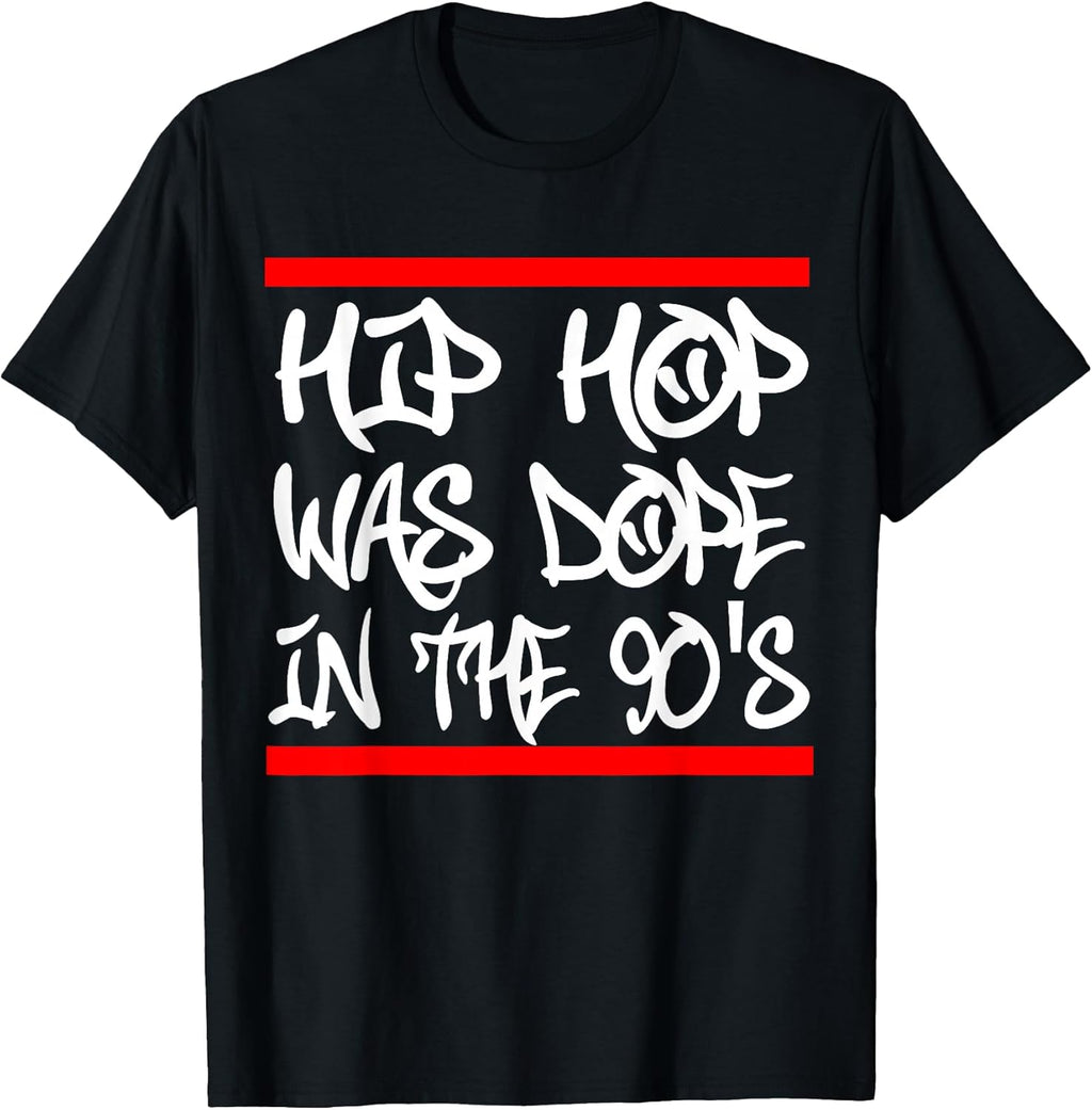 I Love 90's Hip Hop Design was Dope in The - Adult & Kids T-Shirts, Sweatshirts & Hoodies apparel design preview 1