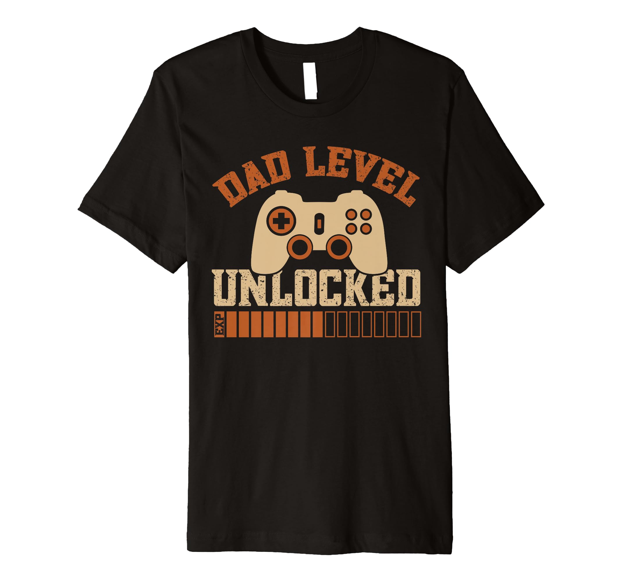 Mens Video Game Dad Level Unlocked T-Shirt - Custom Art Print for Adults - T-Shirt, Sweatshirt, Hoodie