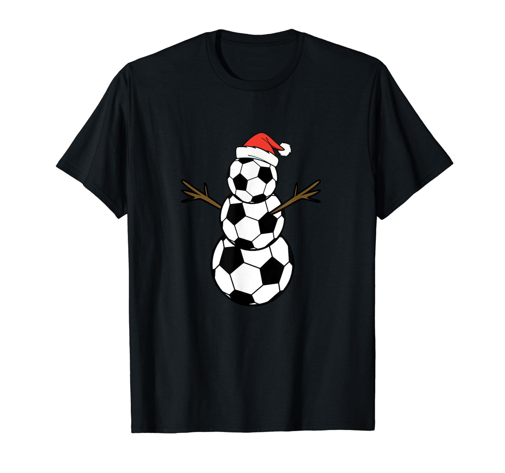 Soccer Ball Snowman T-Shirt - Streetwear Style Unisex - T-Shirt, Sweatshirt, Hoodie