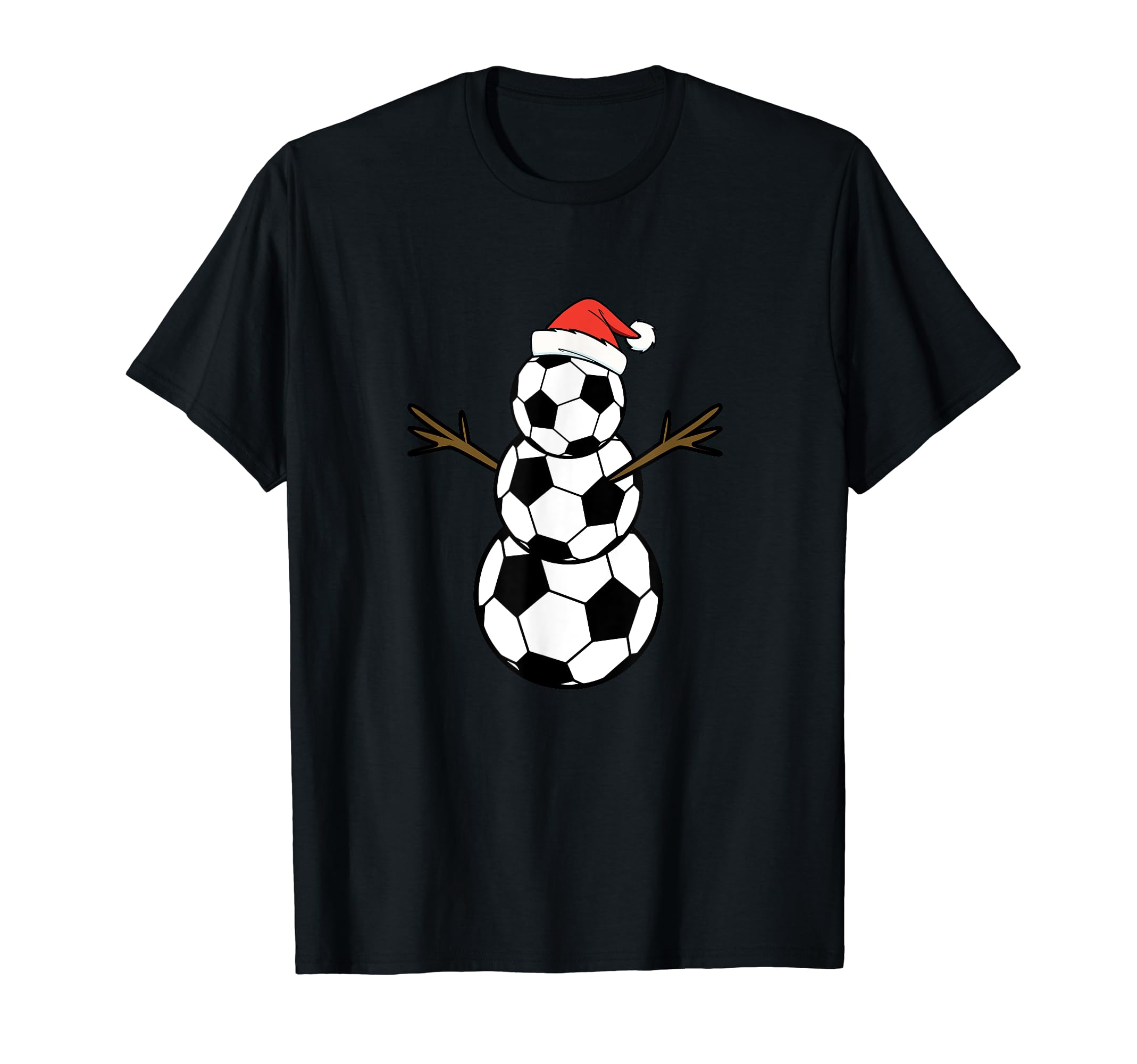 Soccer Ball Snowman T-Shirt - Streetwear Style Unisex - T-Shirt, Sweatshirt, Hoodie