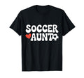 Proud Soccer Aunt Family Sport Groovy T-Shirt - Custom Art Print Men Women - T-Shirt, Sweatshirt, Hoodie