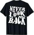 Never Look Back Motivational Men Women - Adult & Kids T-Shirts, Sweatshirts & Hoodies apparel design preview 1