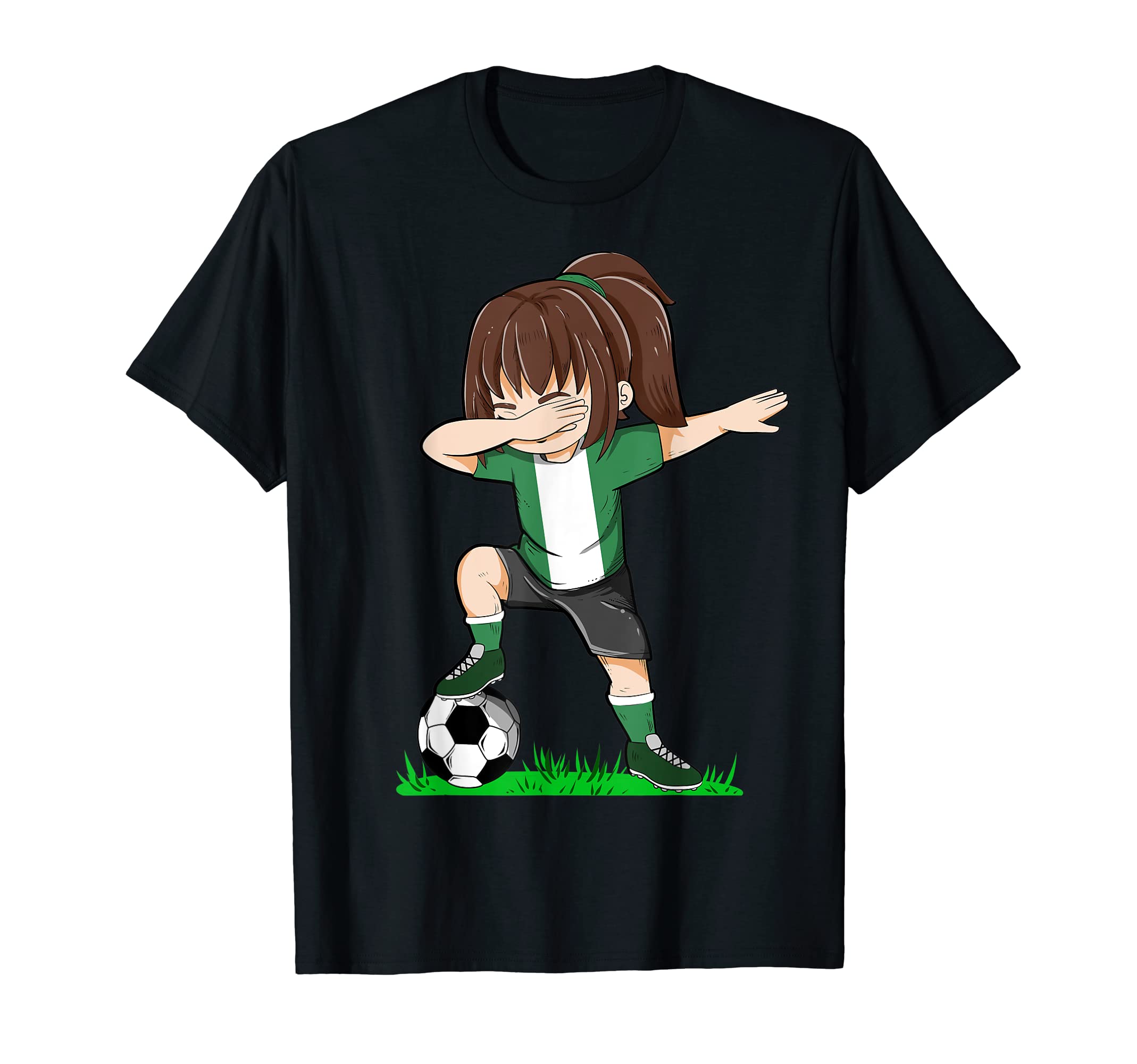Soccer Nigeria Jersey Nigeria Flag T-Shirt - Fun Novelty Design Men Women - T-Shirt, Sweatshirt, Hoodie