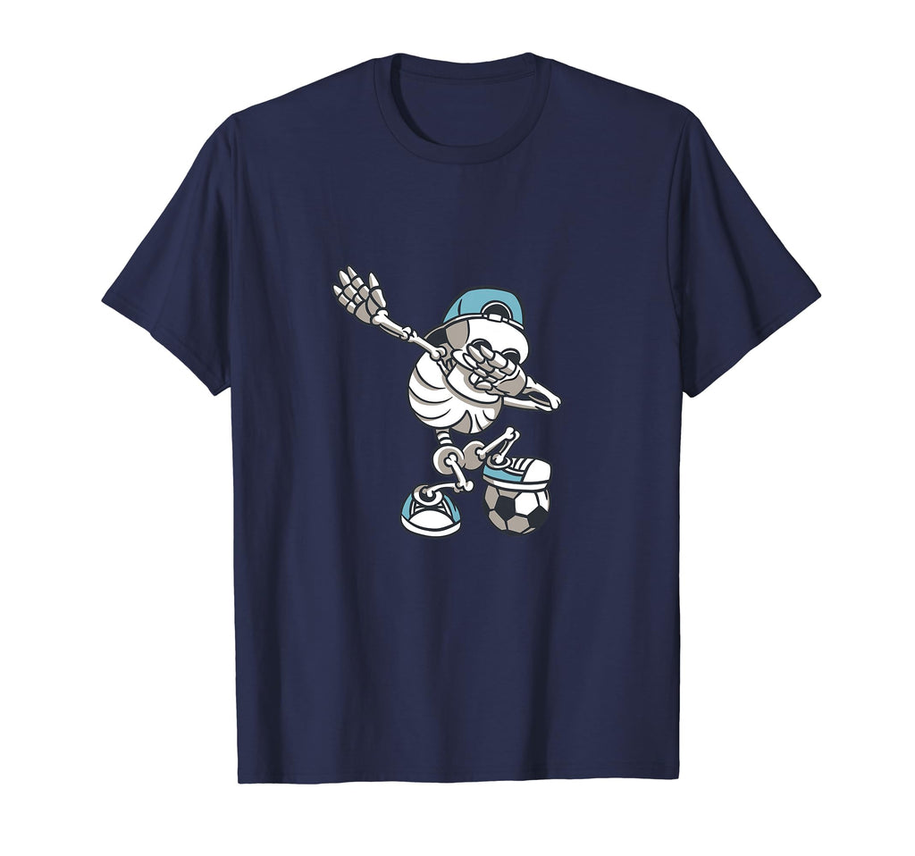 Dabbing Skeleton Soccer Player T-Shirt - Casual Everyday Wear for Adults - T-Shirt, Sweatshirt, Hoodie