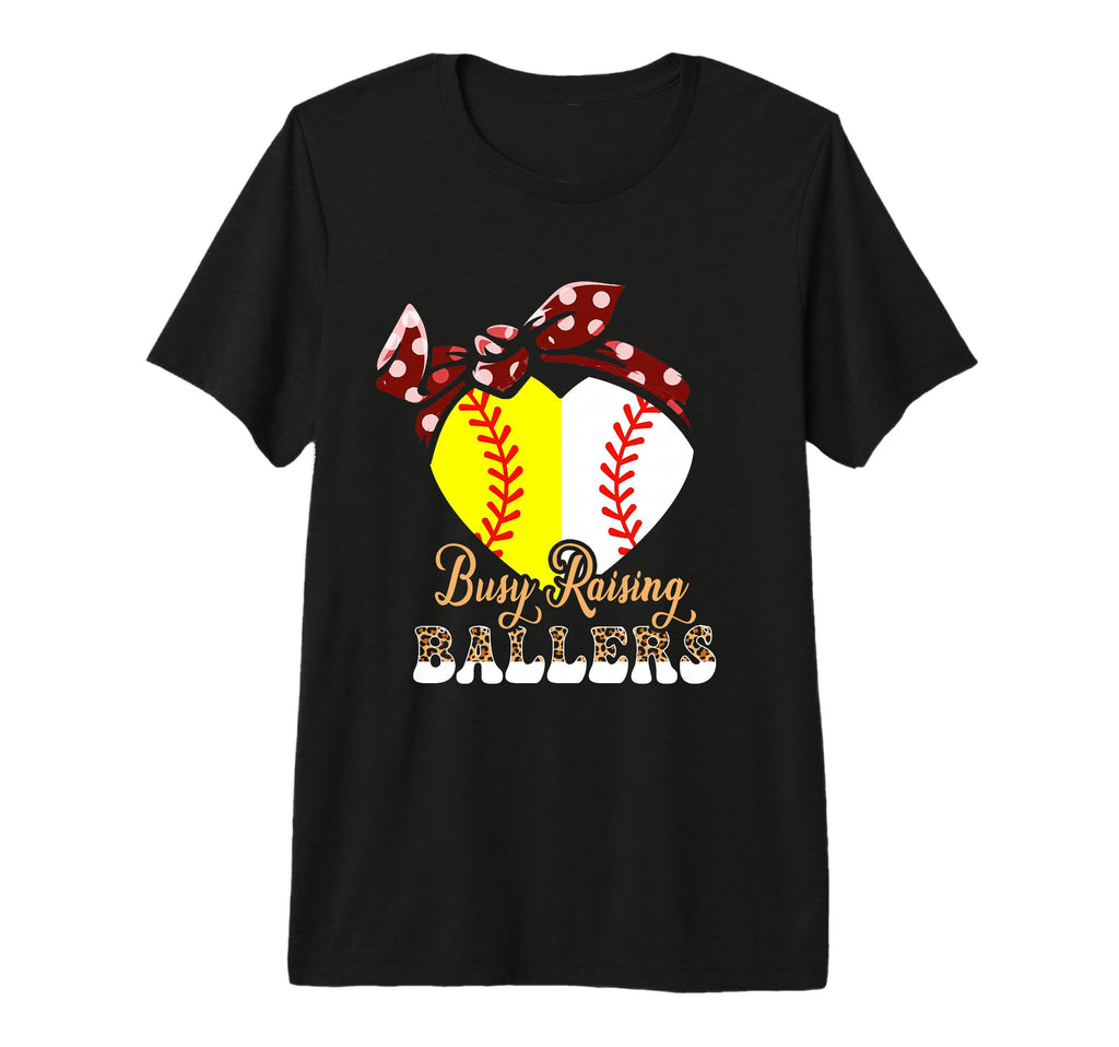 Busy Raising Ballers Grandma Ballers T-Shirt - Graphic Print Men Women - T-Shirt, Sweatshirt, Hoodie
