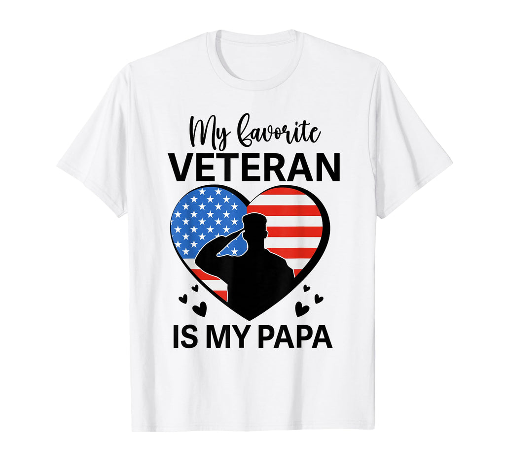 Dad Veterans Day Military My T-Shirt - Custom Art Print for Adults - T-Shirt, Sweatshirt, Hoodie
