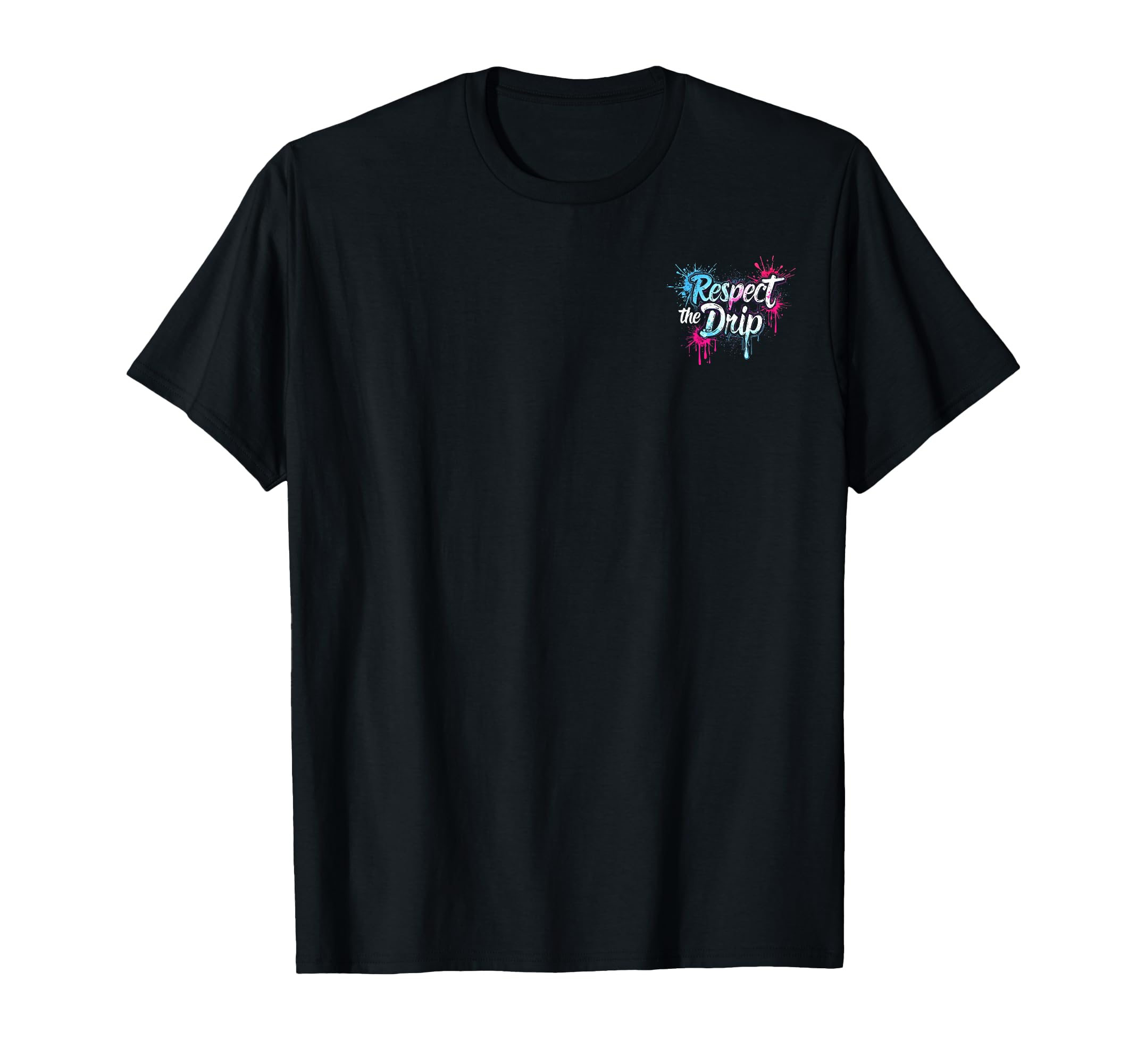 Baseball Drip Ice Cream Respect Drip T-Shirt - Trendy Graphic for Adults - T-Shirt, Sweatshirt, Hoodie