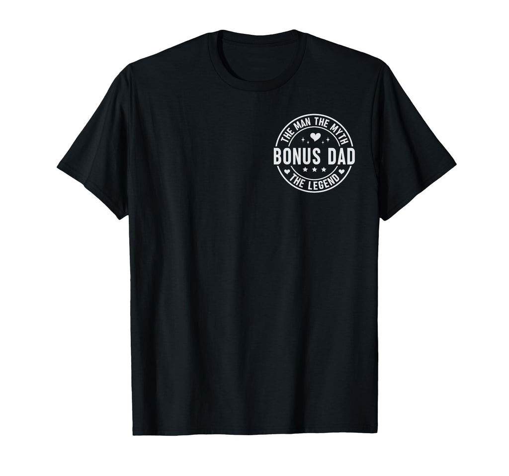 Best Stepdad Legend Pocket Bonus Dad T-Shirt - Minimalist Print Men Women - T-Shirt, Sweatshirt, Hoodie