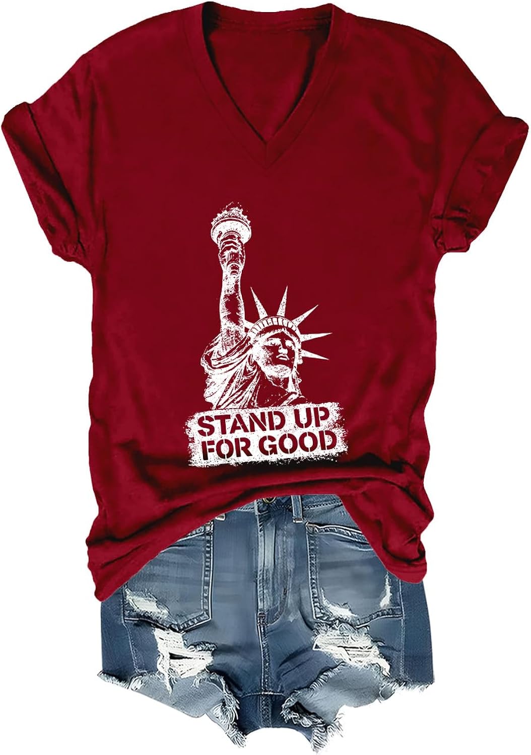 Stand Up for Good Statue of Liberty Inspirational - Adult & Kids T-Shirts, Sweatshirts & Hoodies apparel design preview 1