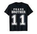 Number 11 Custom Proud Soccer Futbol T-Shirt - Casual Everyday Wear Unisex - T-Shirt, Sweatshirt, Hoodie