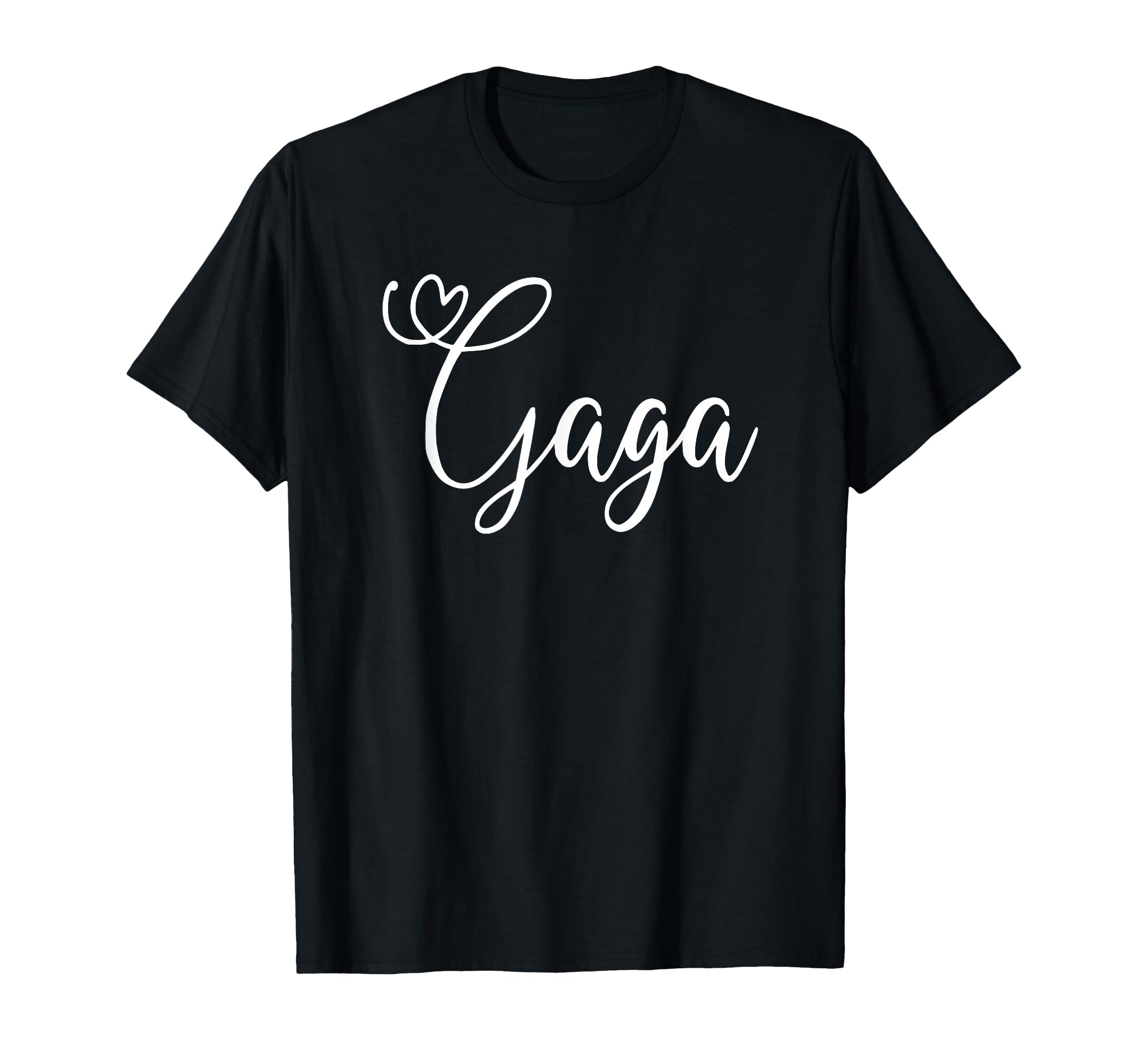 Gaga Heart Grandma T-Shirt - Fun Novelty Design for Adults - T-Shirt, Sweatshirt, Hoodie