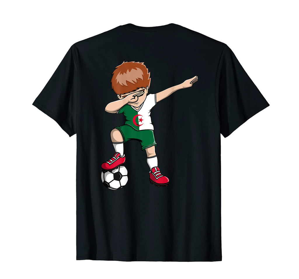Dabbing Soccer Algeria Jersey T-Shirt - Novelty Apparel for Adults - T-Shirt, Sweatshirt, Hoodie