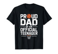 Proud Basketball Father Dad Teenager T-Shirt - Custom Art Print Men Women - T-Shirt, Sweatshirt, Hoodie