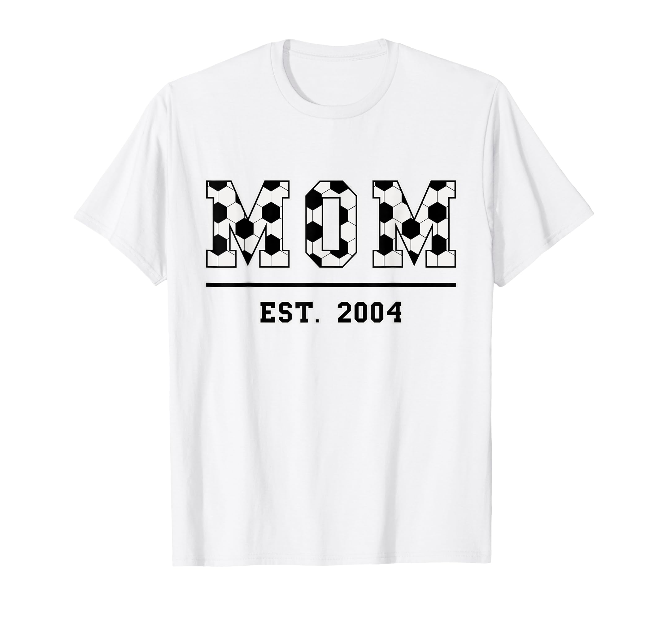 Mom Est 2004 Funny Sports Year T-Shirt - Graphic Print for Adults - T-Shirt, Sweatshirt, Hoodie