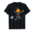 Soccer Skeleton Halloween Soccer T-Shirt - Novelty Apparel Men Women - T-Shirt, Sweatshirt, Hoodie
