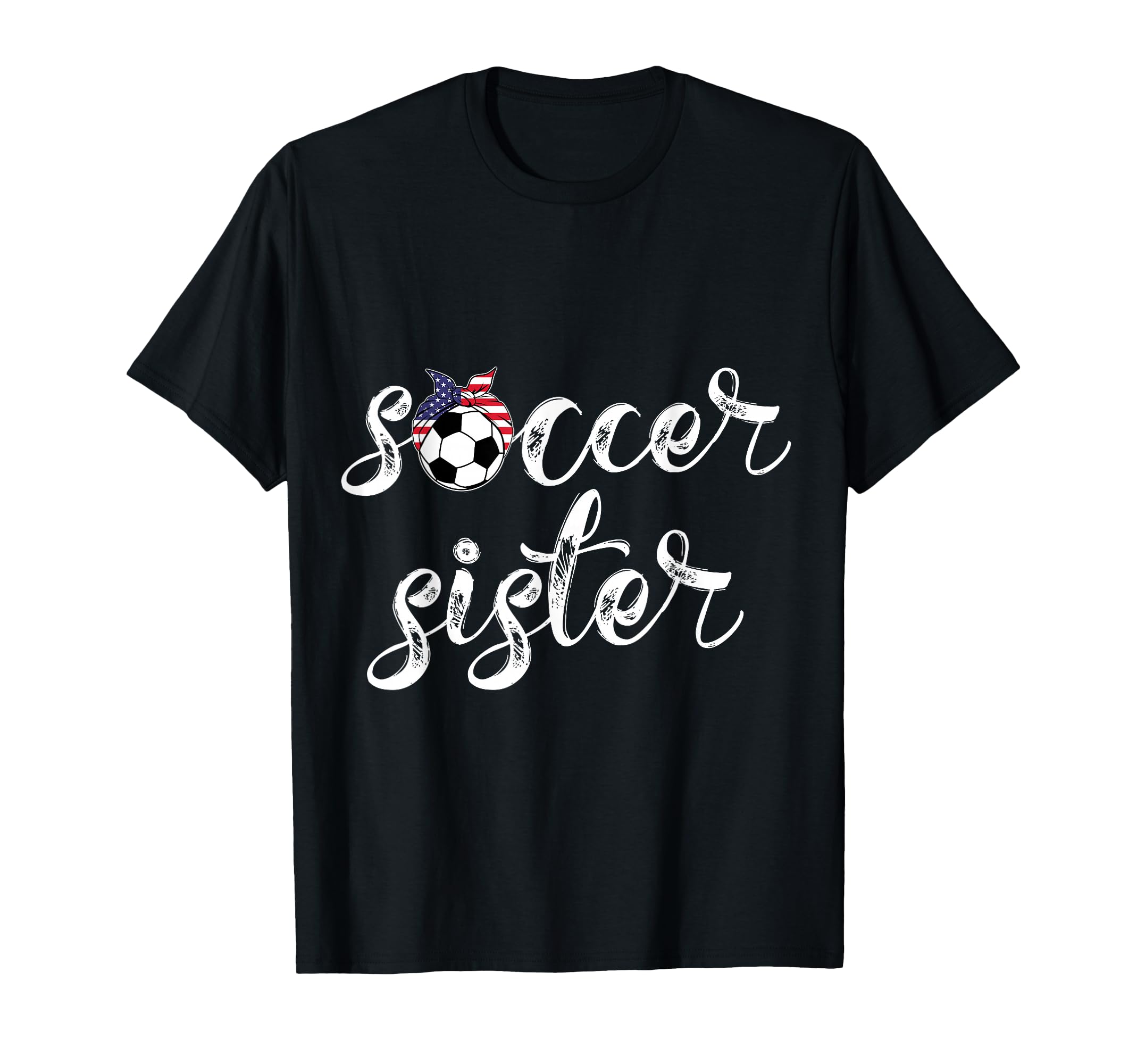 Womens Soccer Player Bandana Ball Team T-Shirt - Graphic Print Unisex - T-Shirt, Sweatshirt, Hoodie