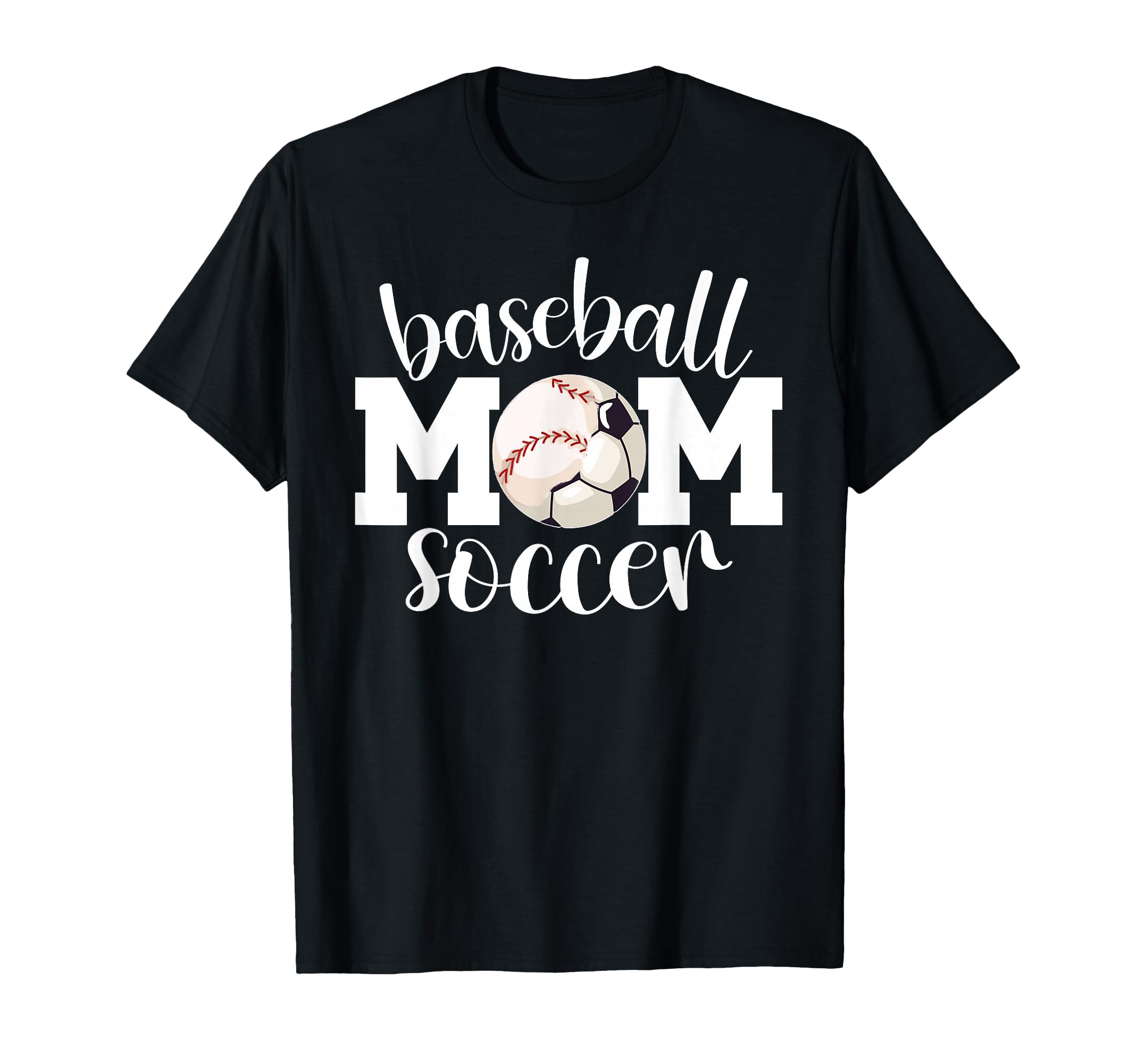 Soccer Baseball Mom Ballers Baseball T-Shirt - Novelty Apparel for Adults - T-Shirt, Sweatshirt, Hoodie