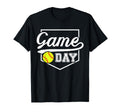 Softball Game Day Ball Game Day Softball T-Shirt - Unique Graphic Unisex - T-Shirt, Sweatshirt, Hoodie
