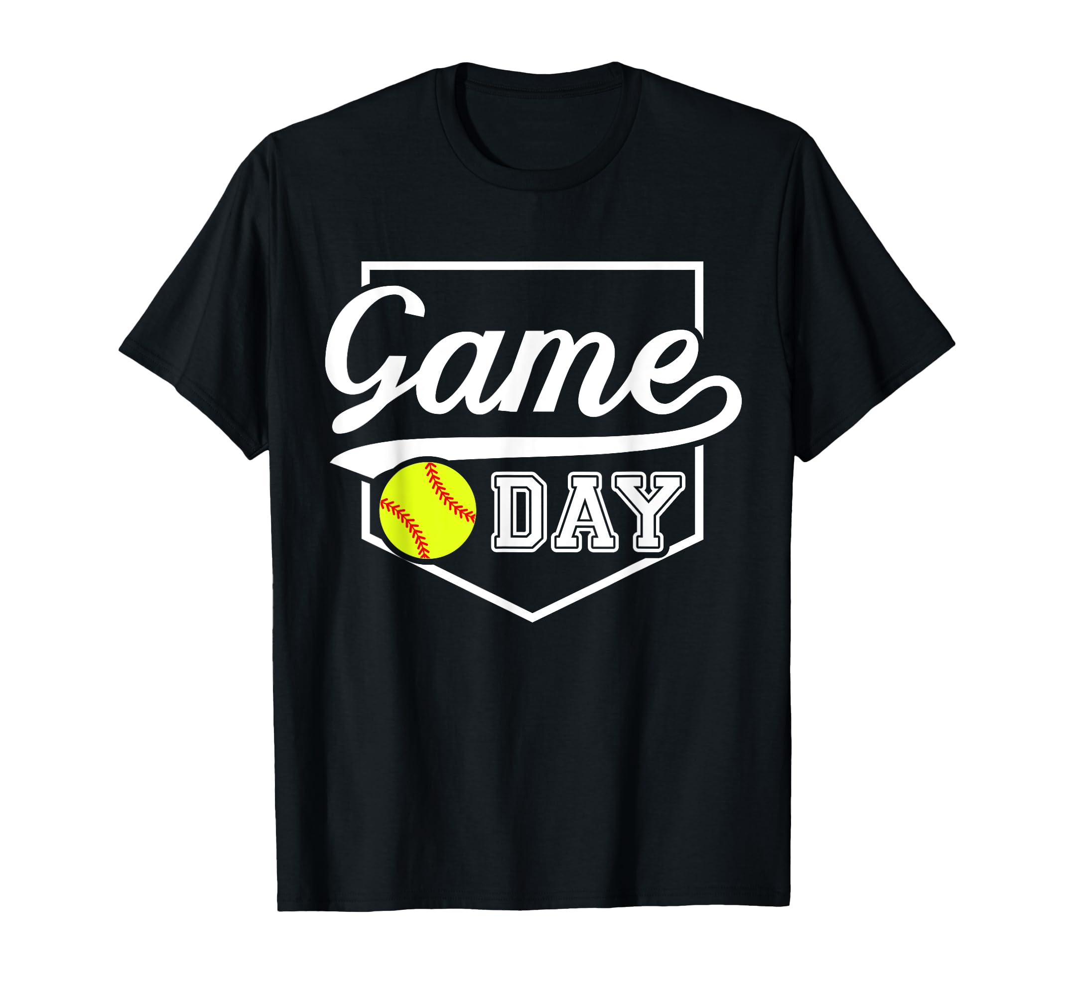 Softball Game Day Ball Game Day Softball T-Shirt - Unique Graphic Unisex - T-Shirt, Sweatshirt, Hoodie