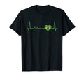 Heartbeat Brazil Flag Soccer Fan T-Shirt - Unique Graphic Unisex - T-Shirt, Sweatshirt, Hoodie