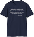 Albert Einstein Human Stupidity Quote Philosophy - Adult & Kids T-Shirts, Sweatshirts & Hoodies apparel design preview 1