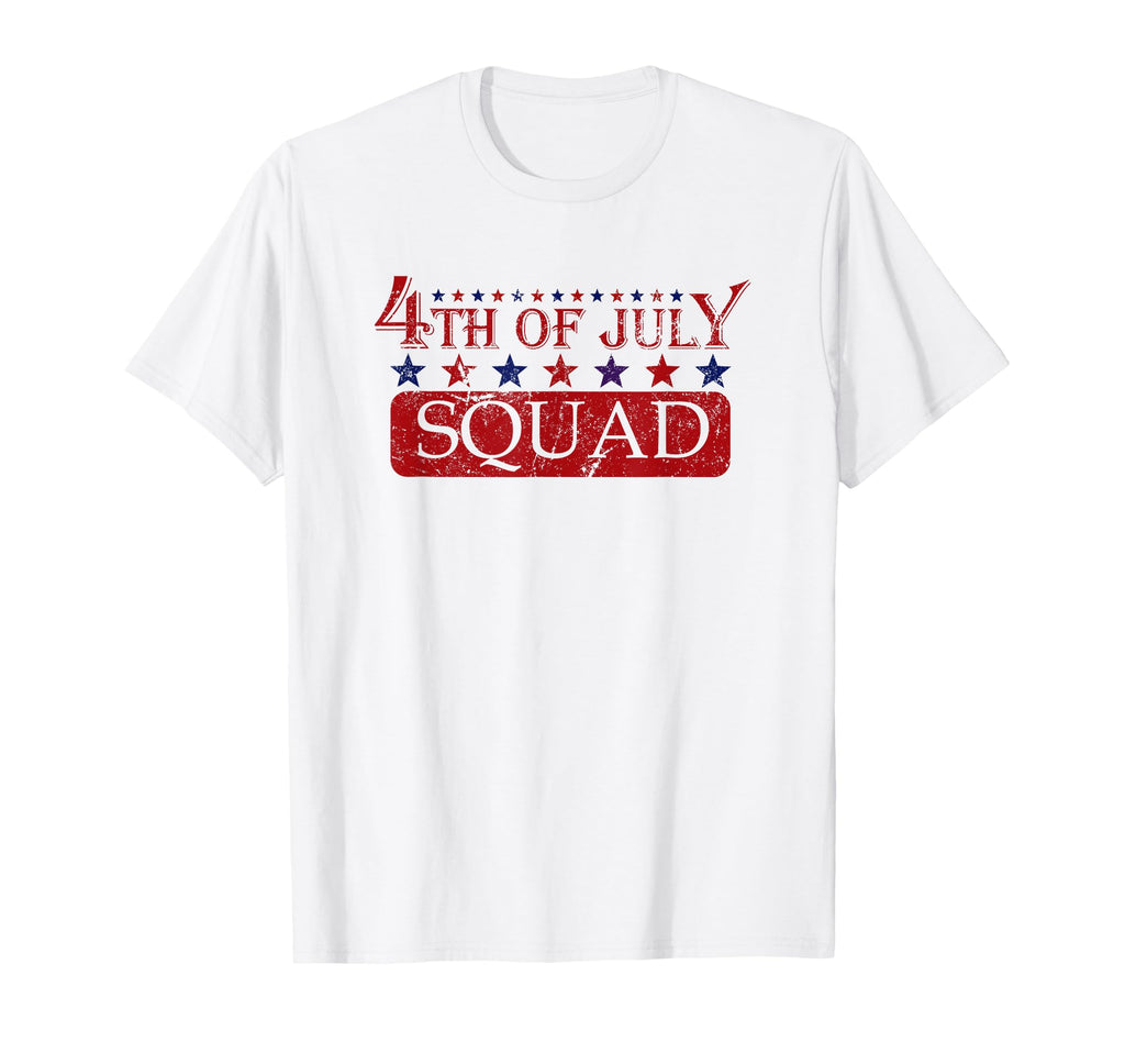 4Th July Squad Patriotic 4Th July T-Shirt - Custom Art Print for Adults - T-Shirt, Sweatshirt, Hoodie