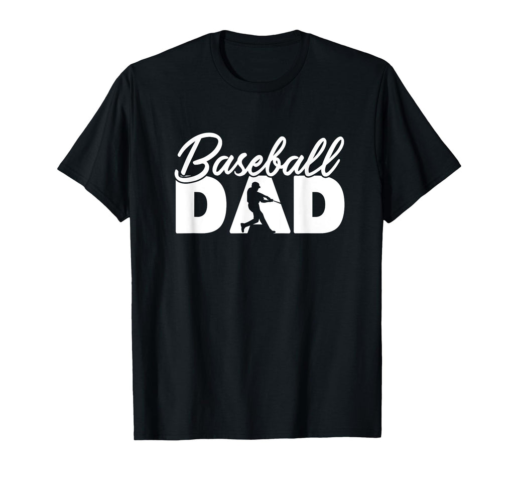 Baseball Funny Baseball Dad Father T-Shirt - Minimalist Print Men Women - T-Shirt, Sweatshirt, Hoodie