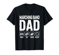 Marching Band Dad Drive Pay Cheer Dad T-Shirt - Minimalist Print Men Women - T-Shirt, Sweatshirt, Hoodie