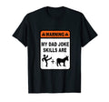 Dad Joke Skills Kick Donkey Father Gag T-Shirt - Unique Graphic for Adults - T-Shirt, Sweatshirt, Hoodie